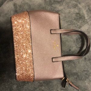 Kate Spade Ina Greta Crossbody Purse rose gold